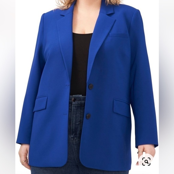 Vintage Pendleton 100% Virgin Wool Blazer Women Sz 10 Blue 3 Button Suit Jacket - Picture 3 of 13